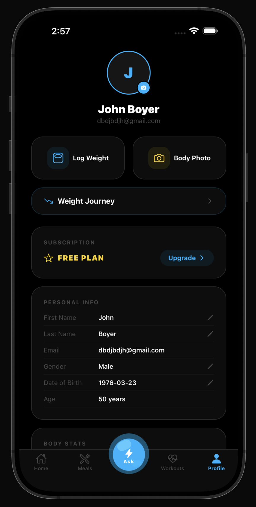 Your Profile